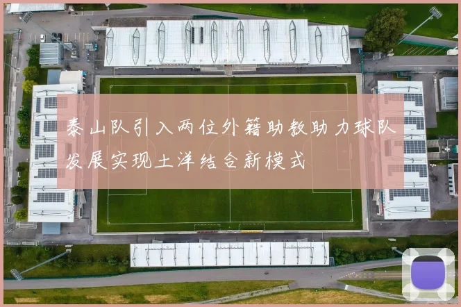 泰山队引入两位外籍助教助力球队发展实现土洋结合新模式