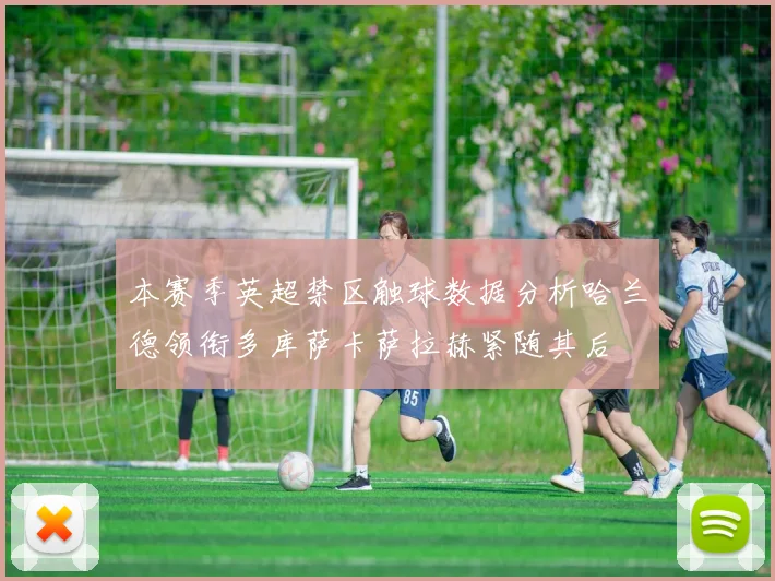 本赛季英超禁区触球数据分析哈兰德领衔多库萨卡萨拉赫紧随其后