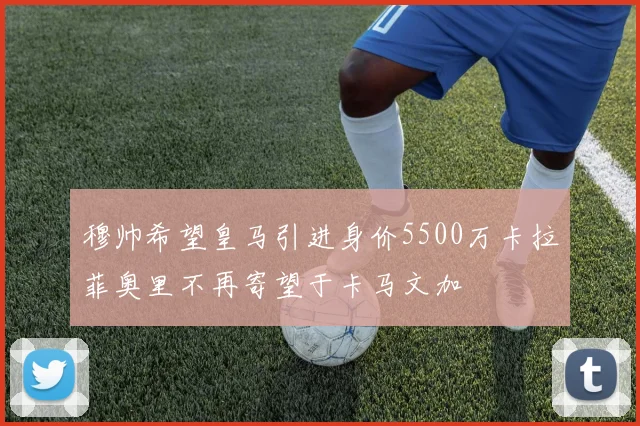 穆帅希望皇马引进身价5500万卡拉菲奥里不再寄望于卡马文加